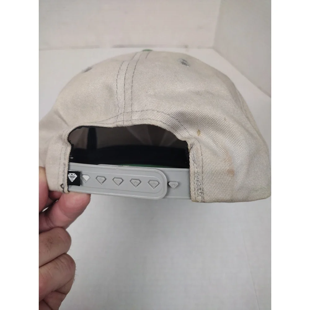 Diamond Supply Co Baseball Hat Cap Adjustable Snapback Green Tan Big Logo